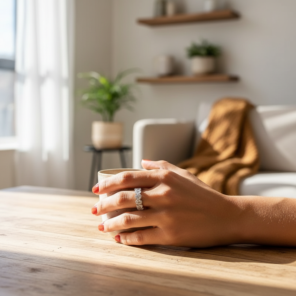 Huitan Pear Cubic Zircon Promise Rings for Women Silver Color Fashion Luxury Wedding Band Accessories Bling Bling Female Jewelry