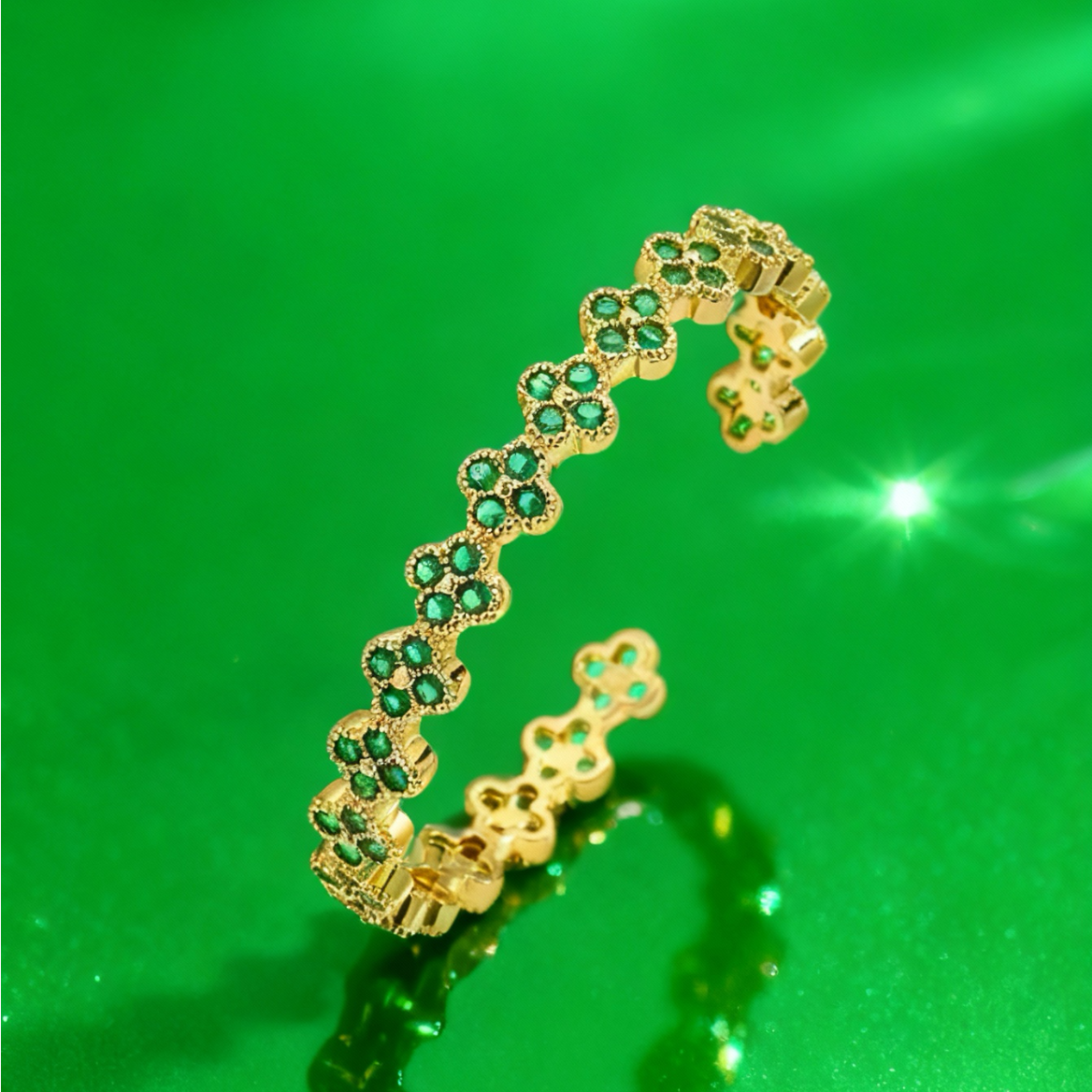 Bracelet Trèfle Doré