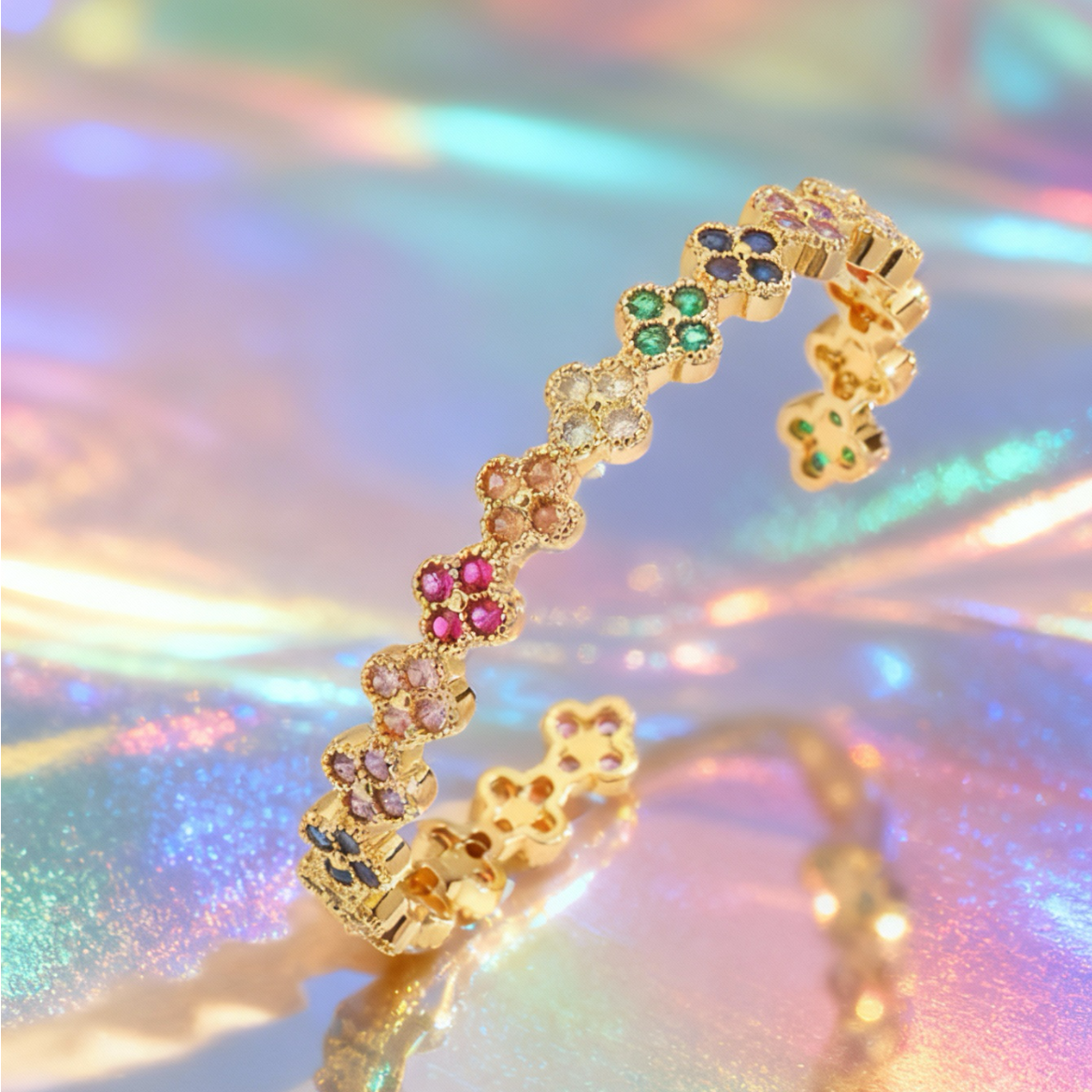 Bracelet Trèfle Doré