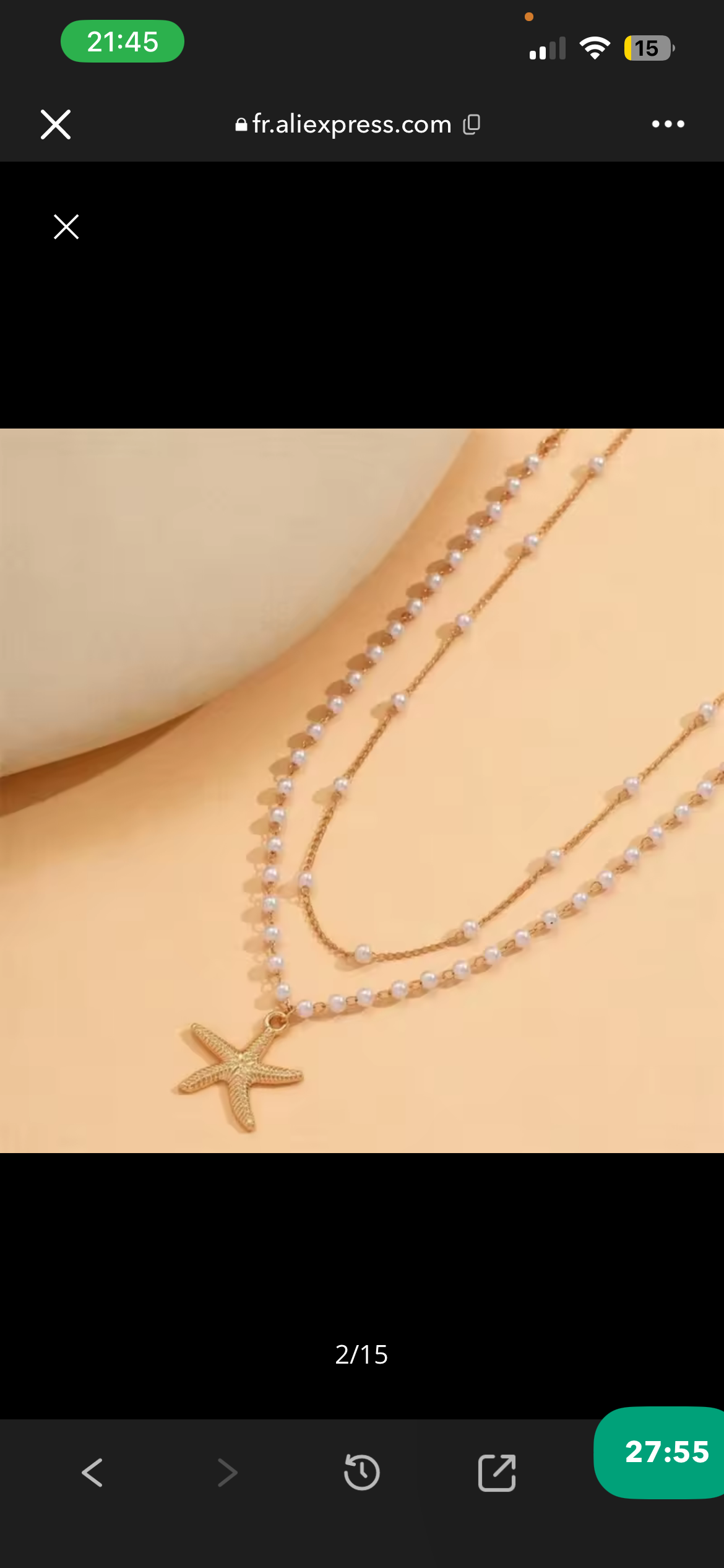 Chaîne de taille étoile ⭐