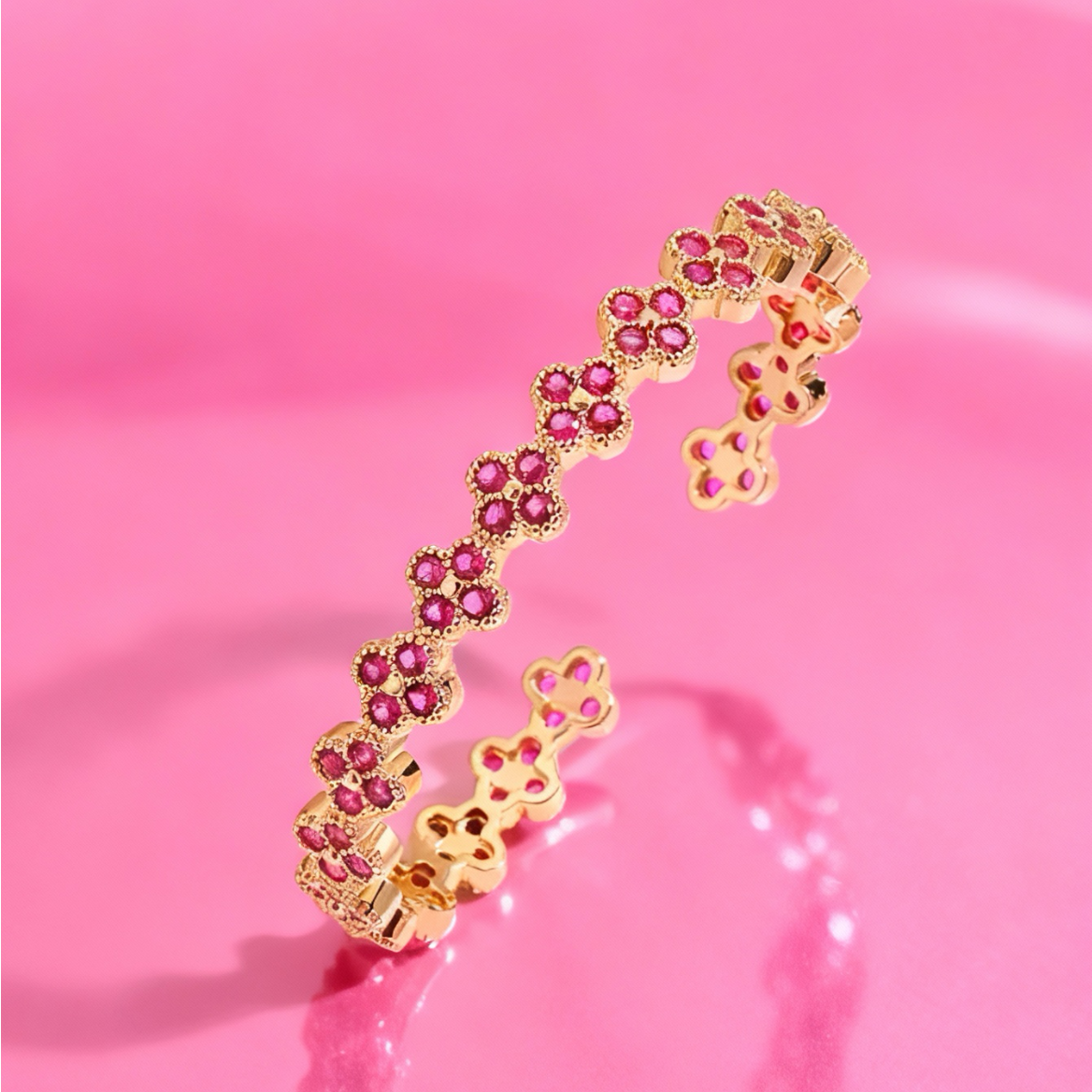 Bracelet Trèfle Doré